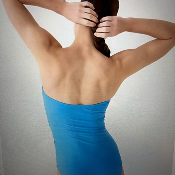 J Crew Strapless Ruched Swimsuit - Picture 3 of 8